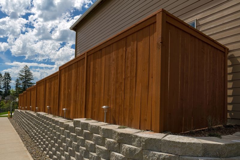 Privacy Wall Construction